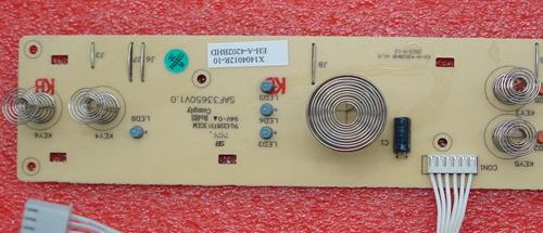 Application of touch spring on PCB