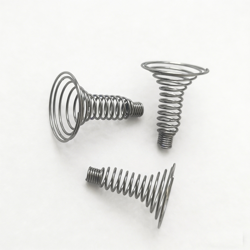 Spiral-Foot Capacitive Touch Button