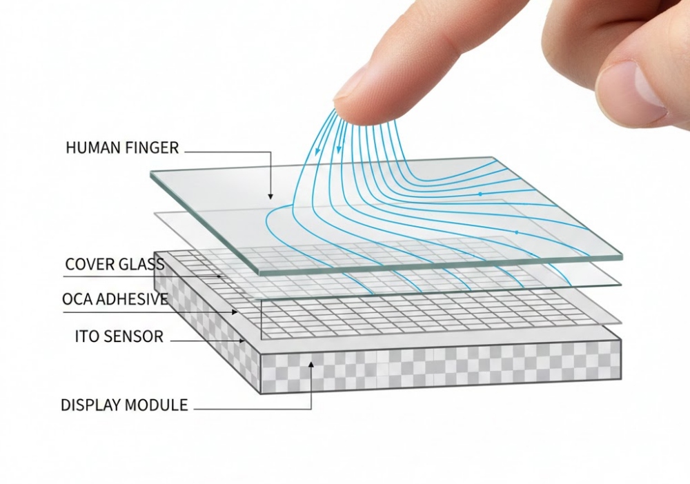The Central Role of Dielectric Constant in Capacitive Touch