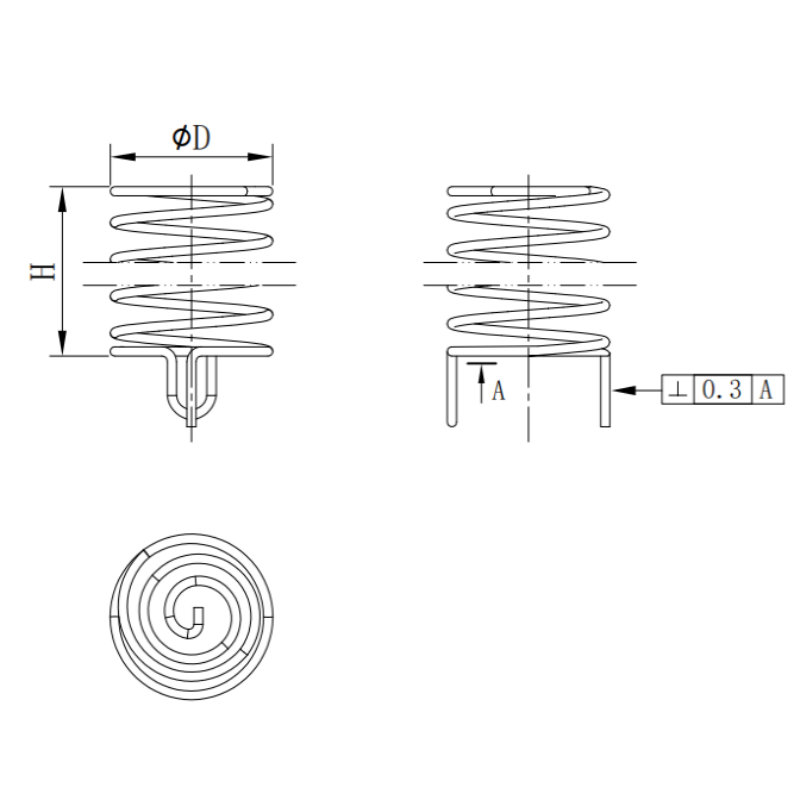 Circular Surface Capacitive Touch Spring