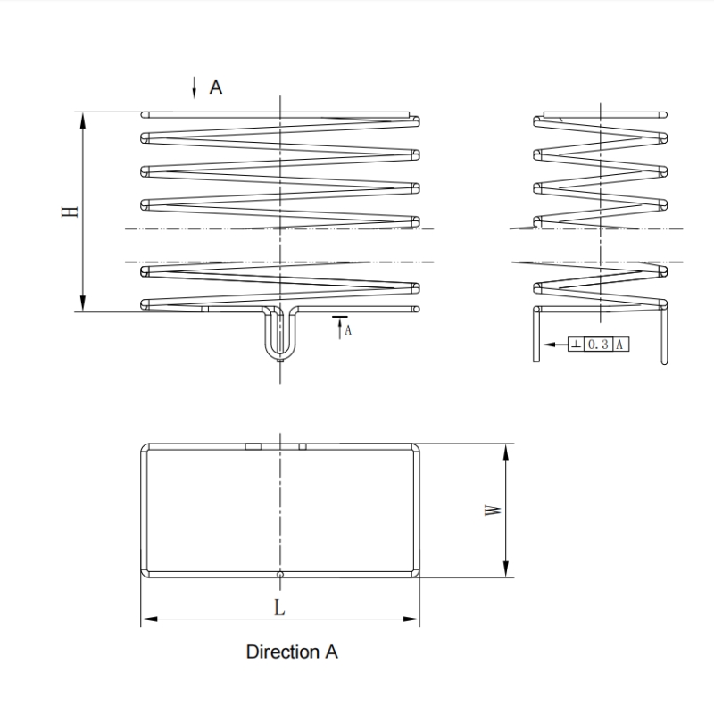 Rectangular Framed Capacitive Touch Spring
