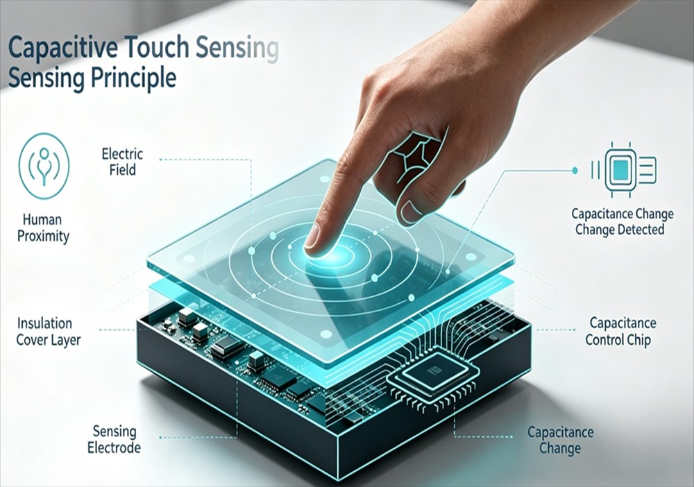 Choosing HMI sensor solution: Capacitive Touch Spring vs PCB Copper Electrode